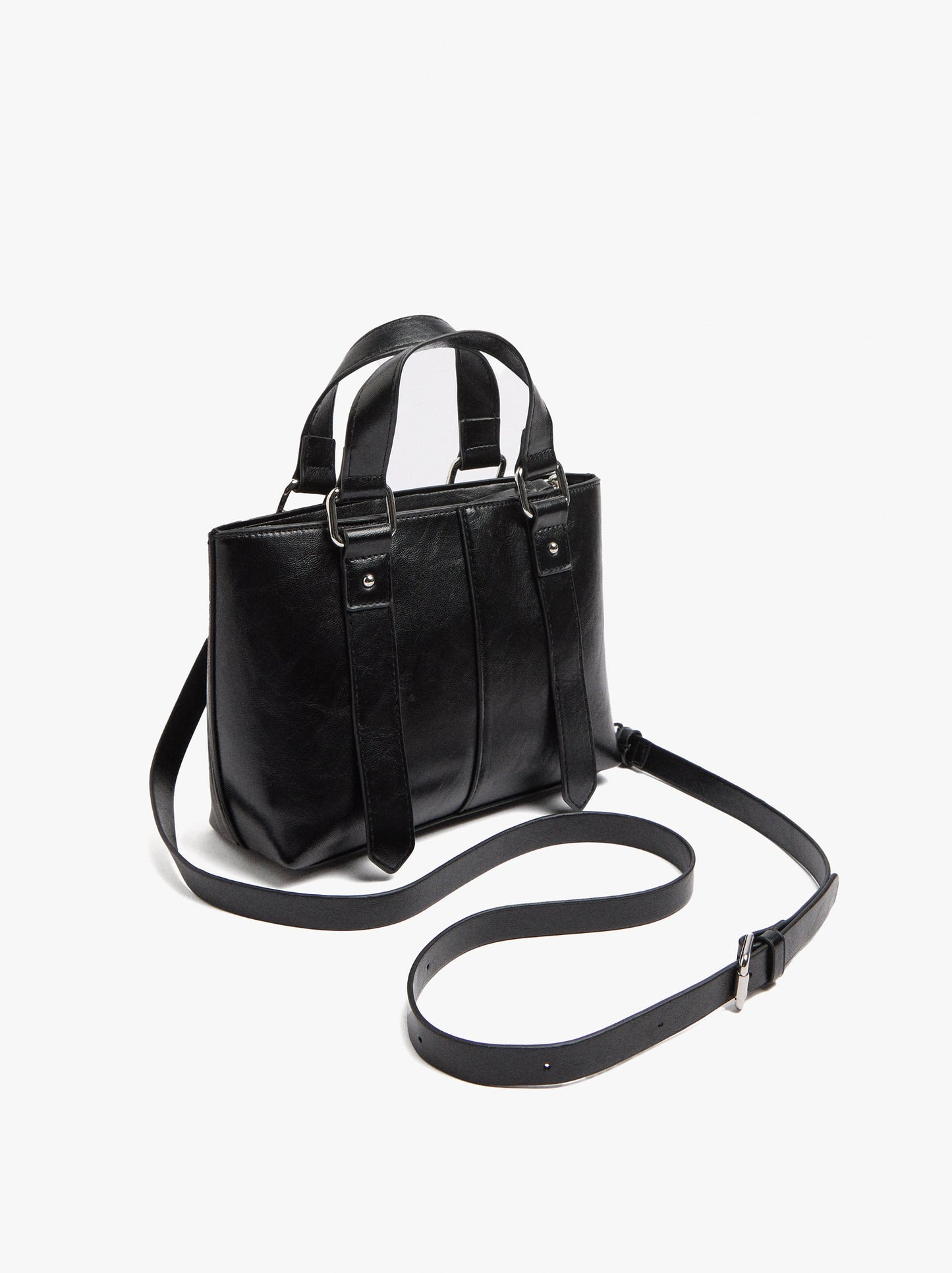 Tote Bag With Buckles