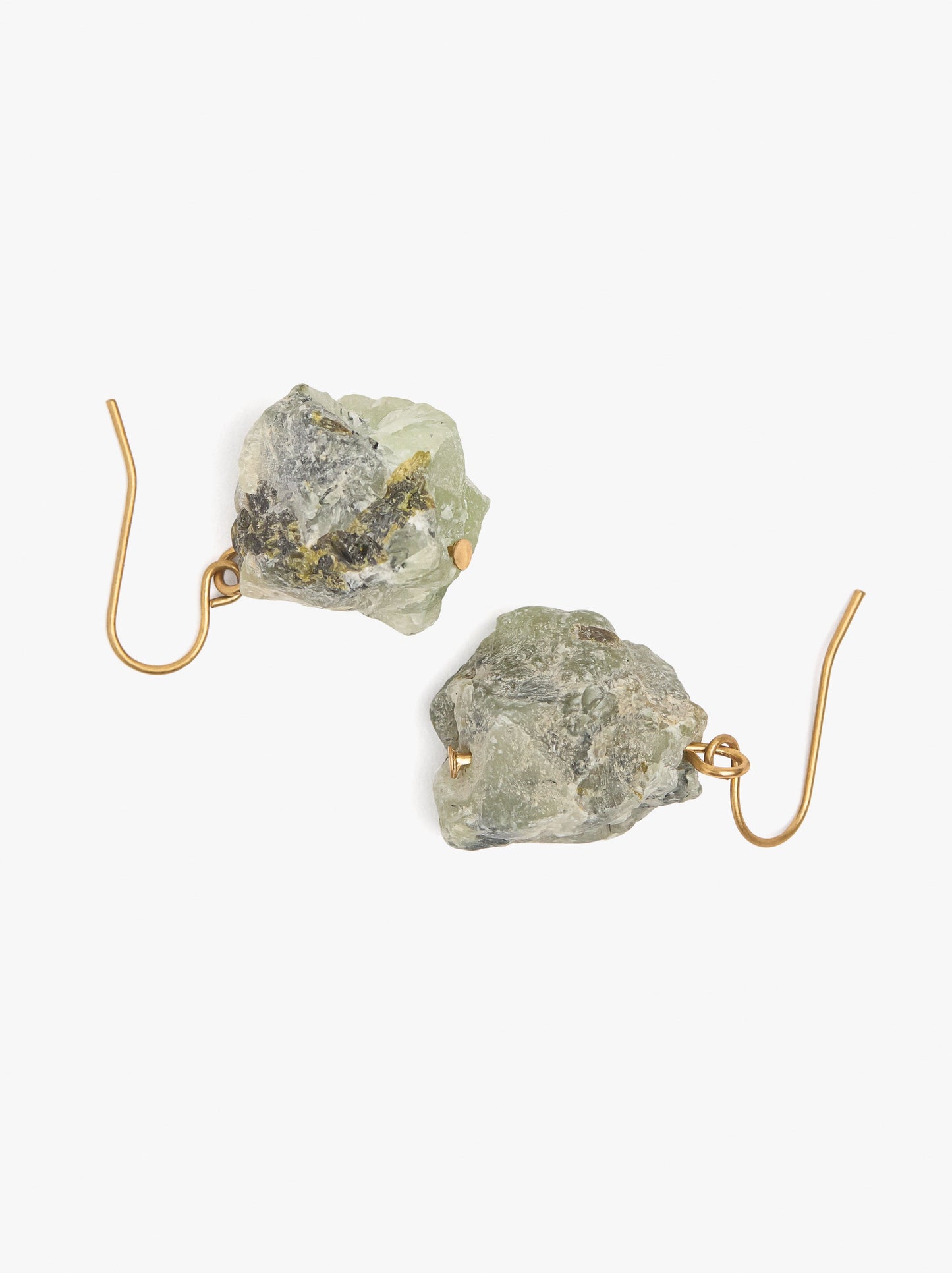 Earrings With Irregular Stones