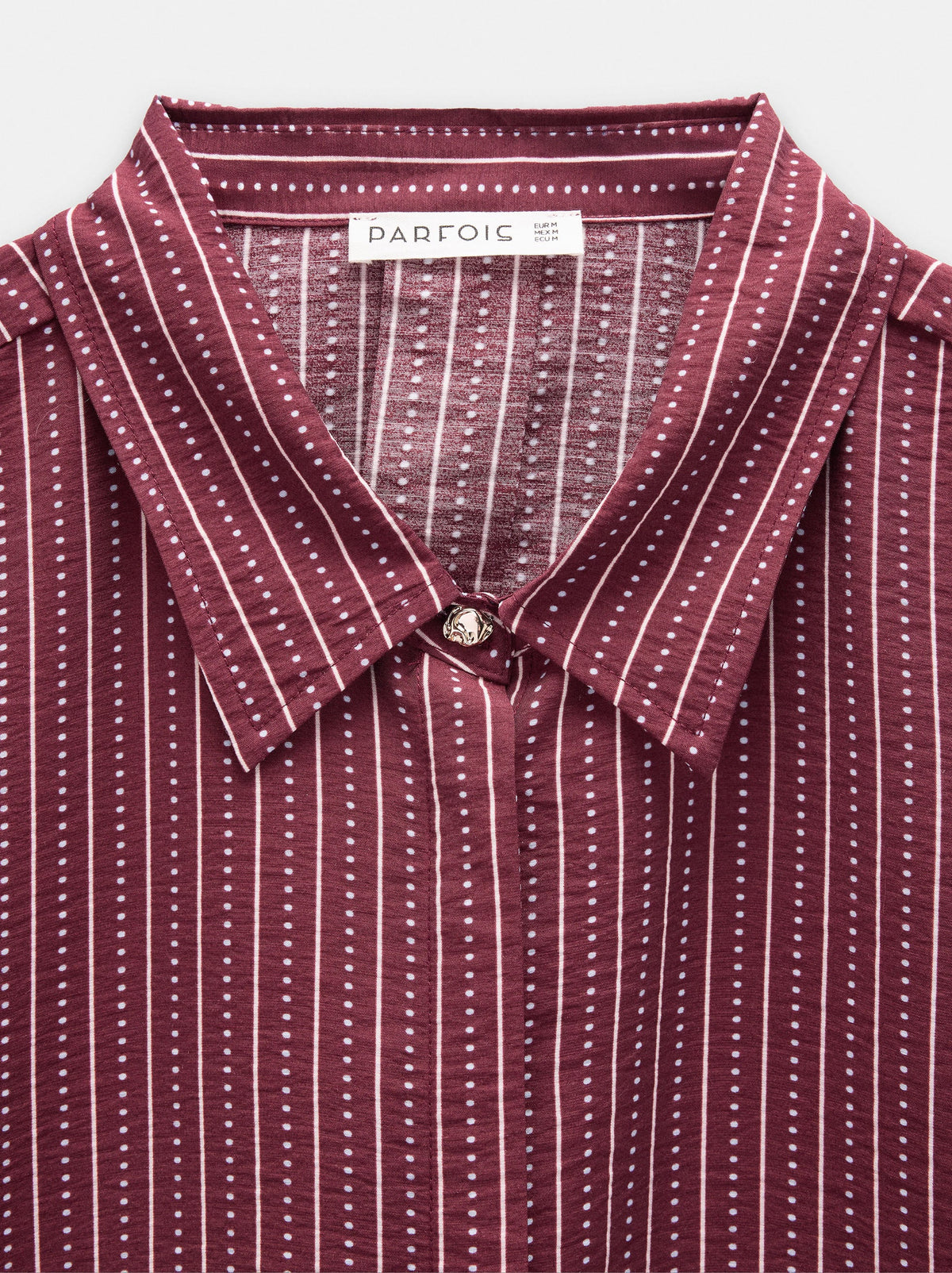 Short-Sleeved Striped Shirt