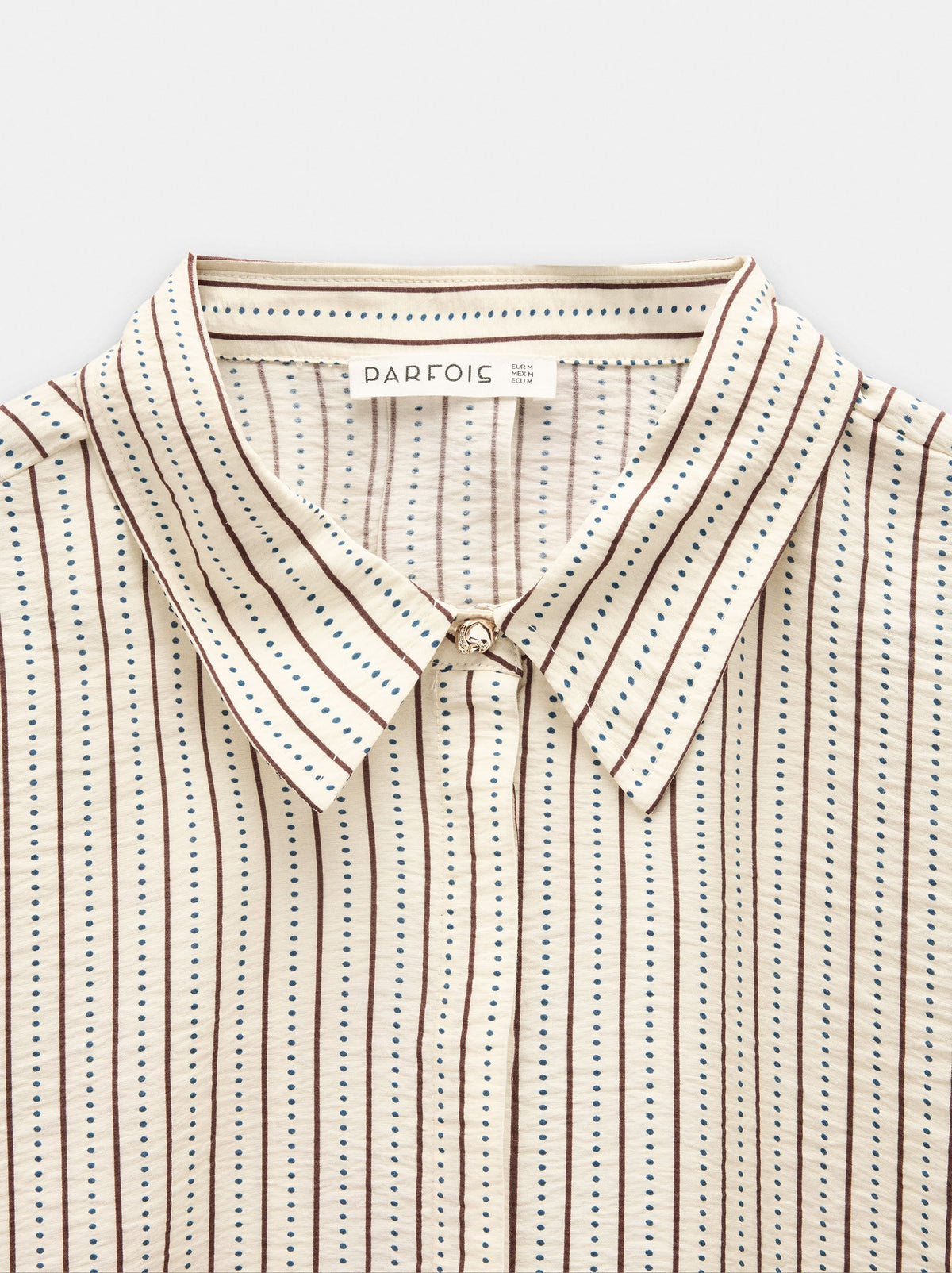 Short-Sleeved Striped Shirt