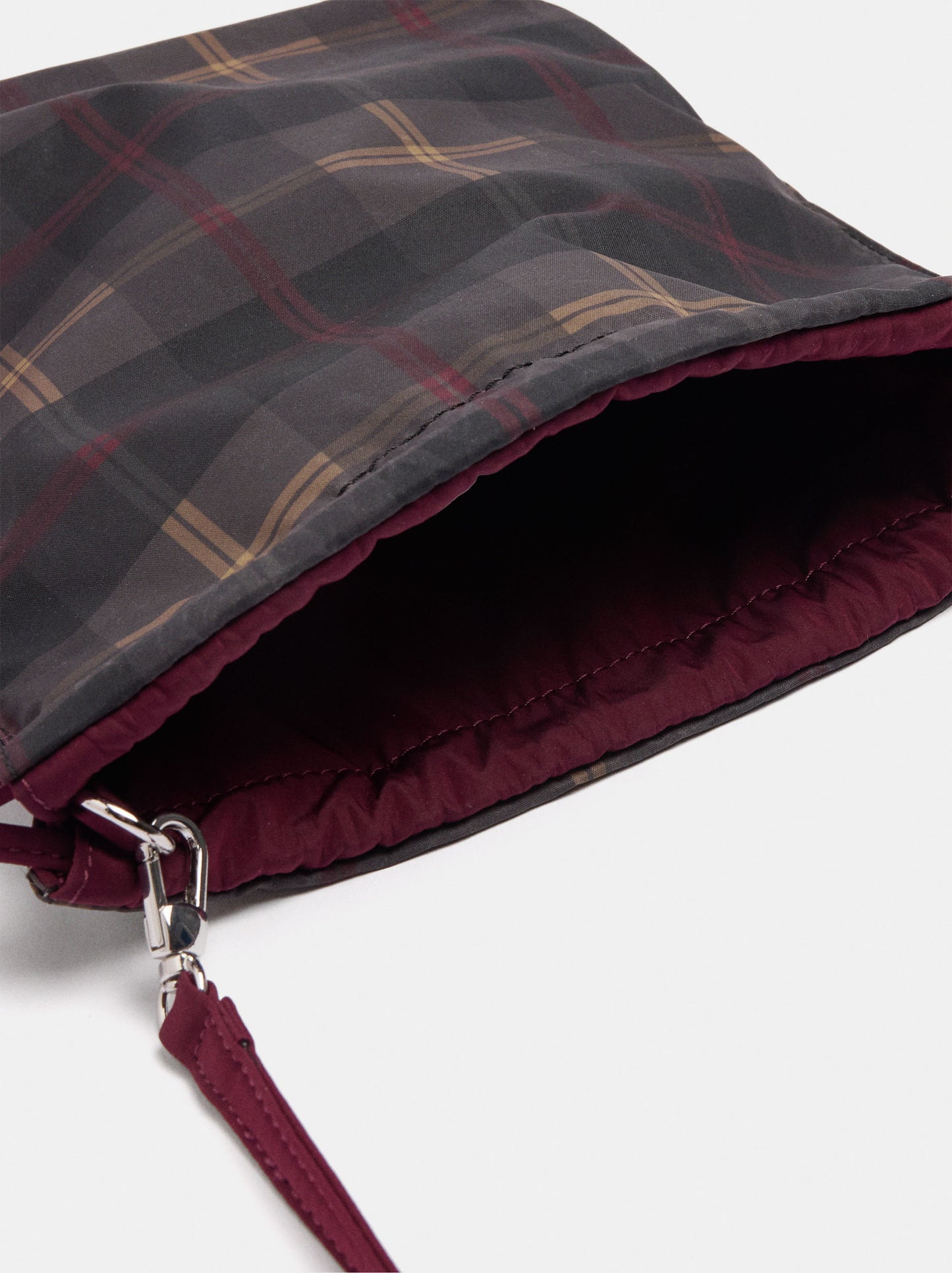 Reversible Nylon Shoulder Bag