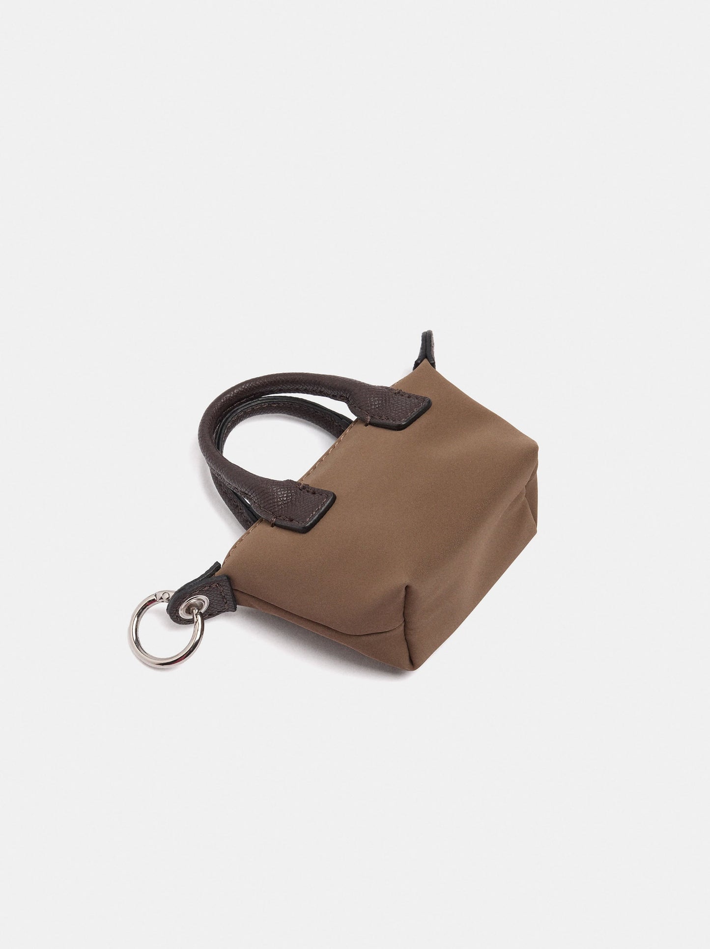 Shoulder Bag With Soft Texture And Pendant