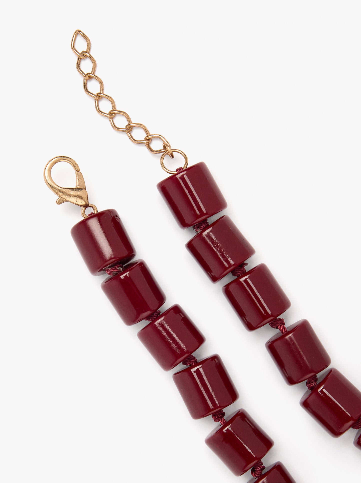 Short Necklace With Multicolor Pendants