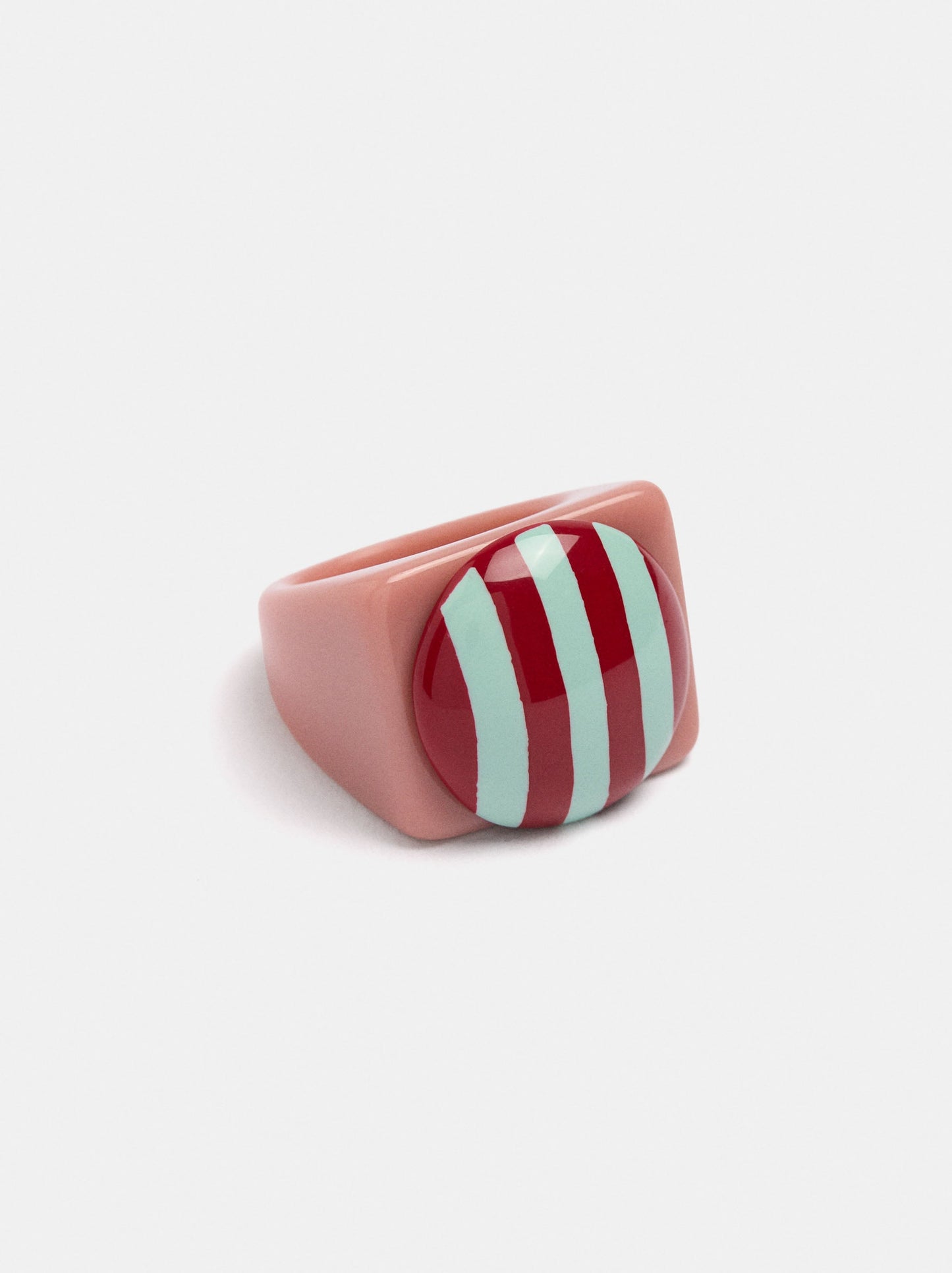 Striped Resin Ring