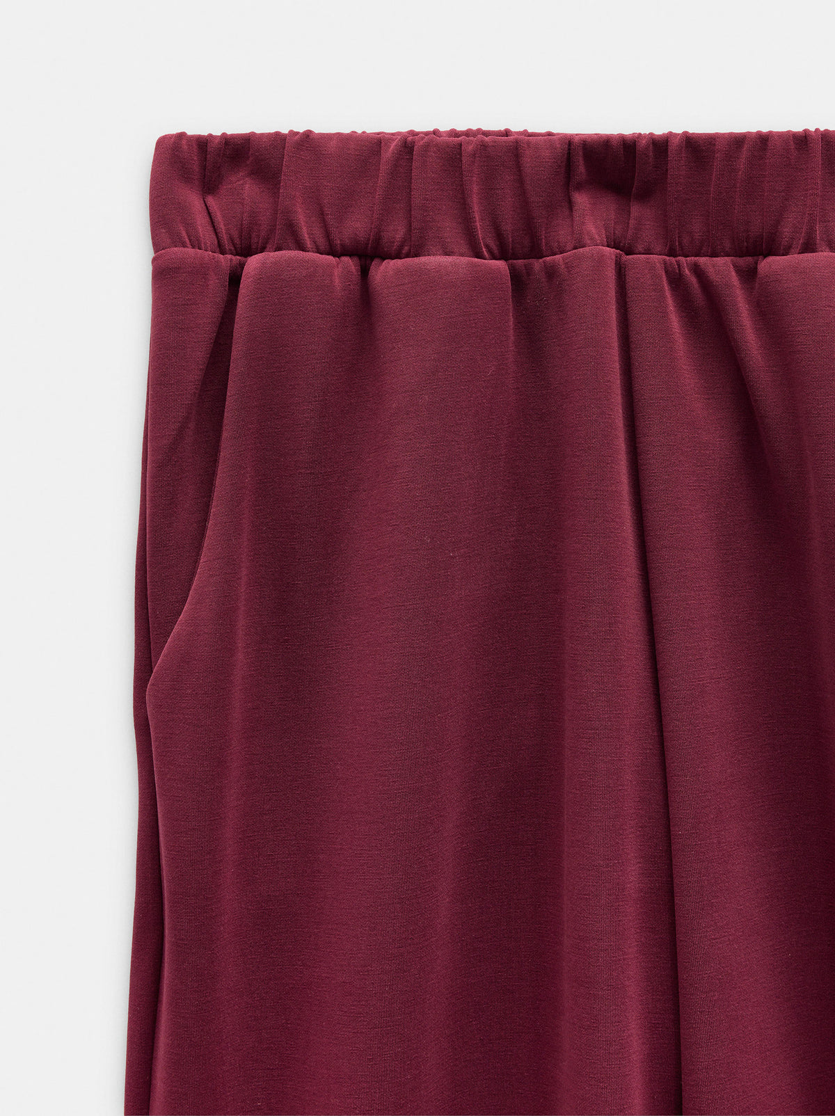 Loose-Fitting Trousers With Elastic Waistband Soft Touch