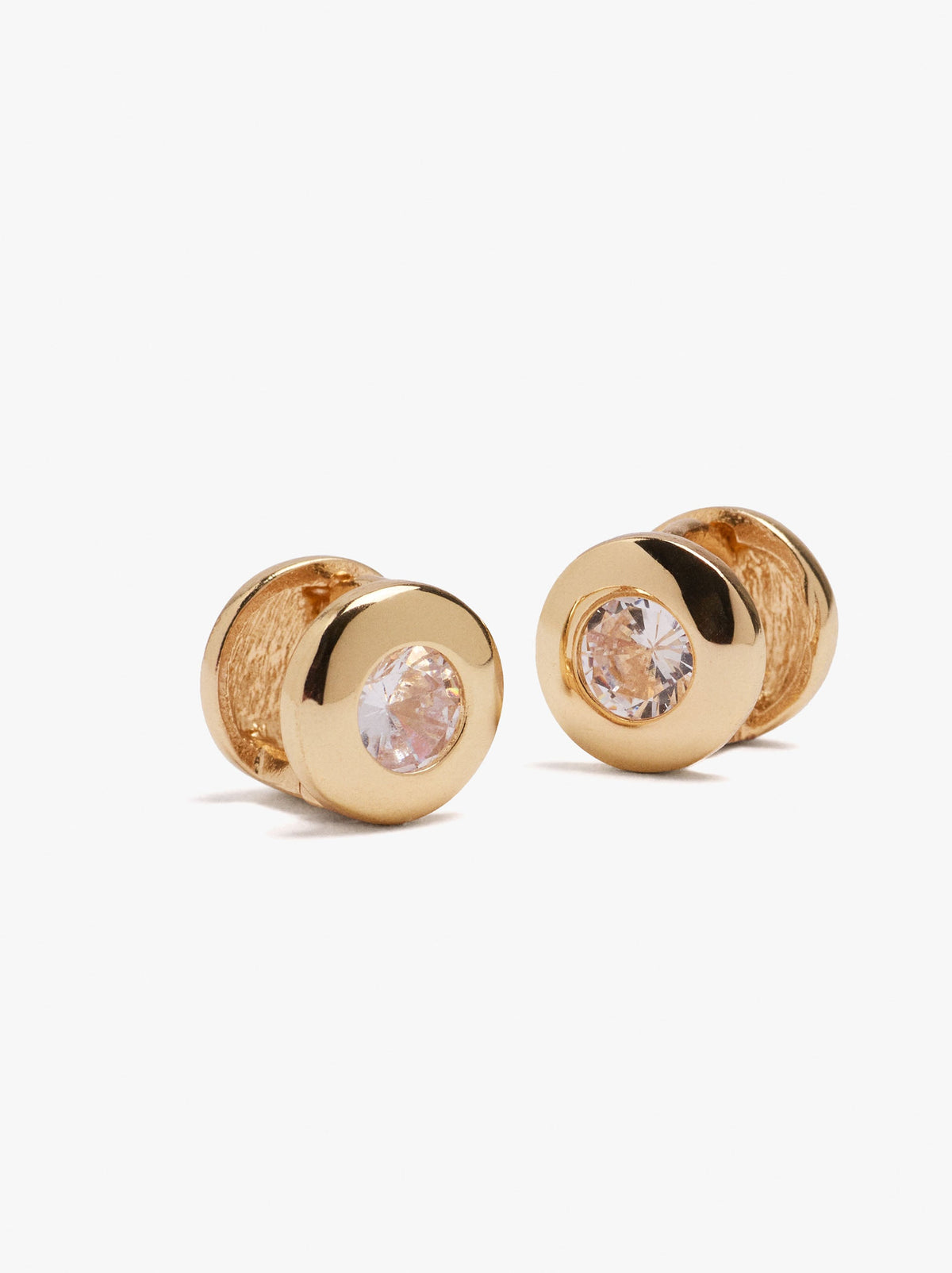Round Zirconia Earrings