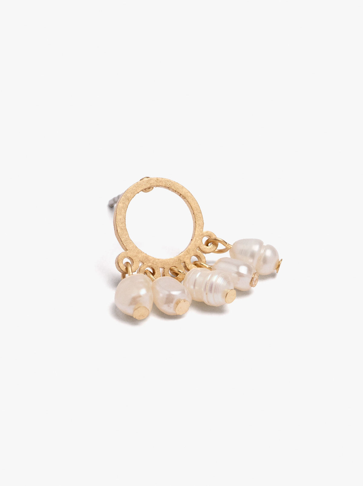 Freshwater Pearl Hoop Earrings
