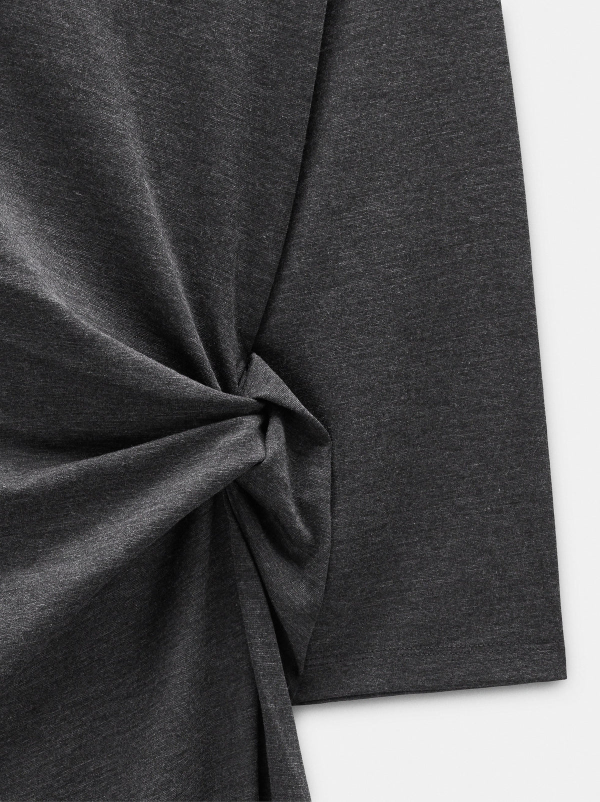 Midi Dress With Side Ruching