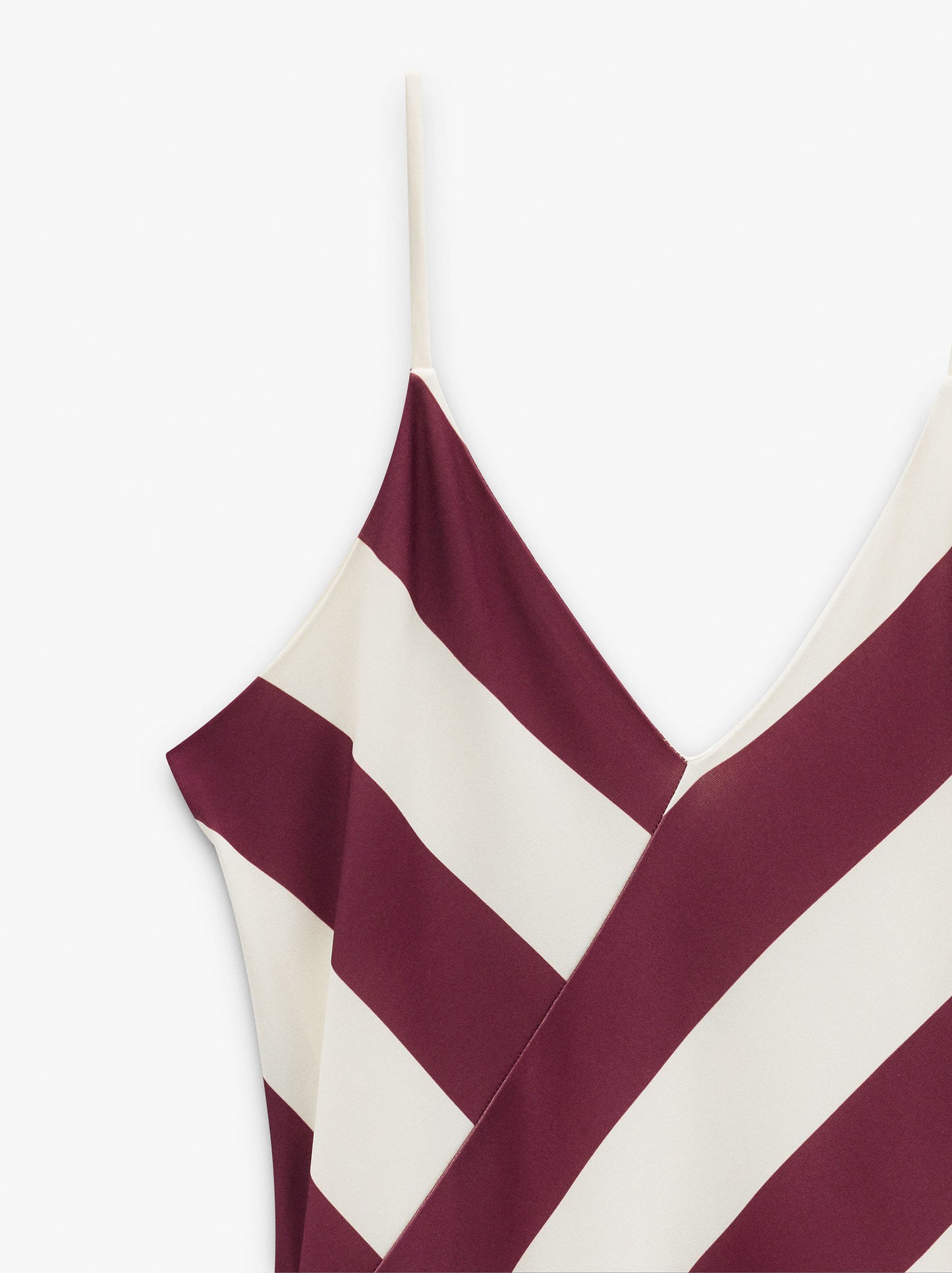 Long Dress With Contrast Stripes
