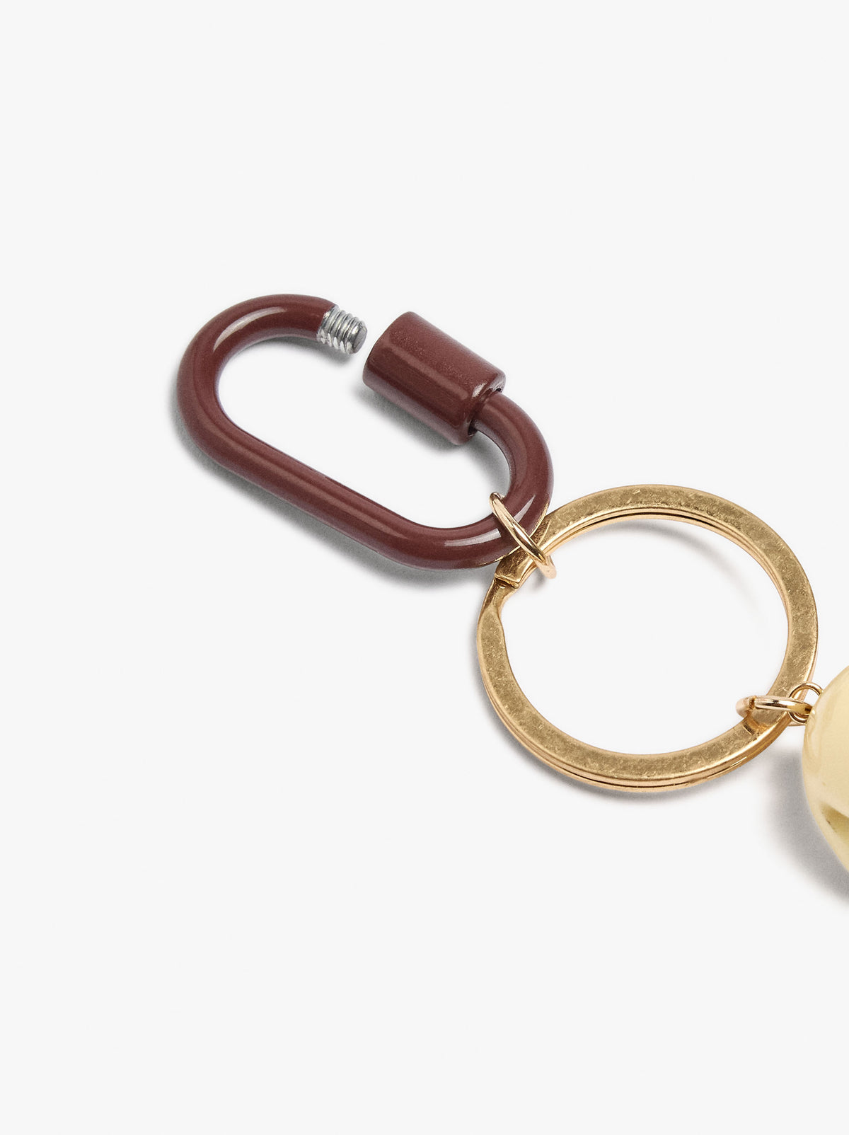Geometric-Shape Charm keychain