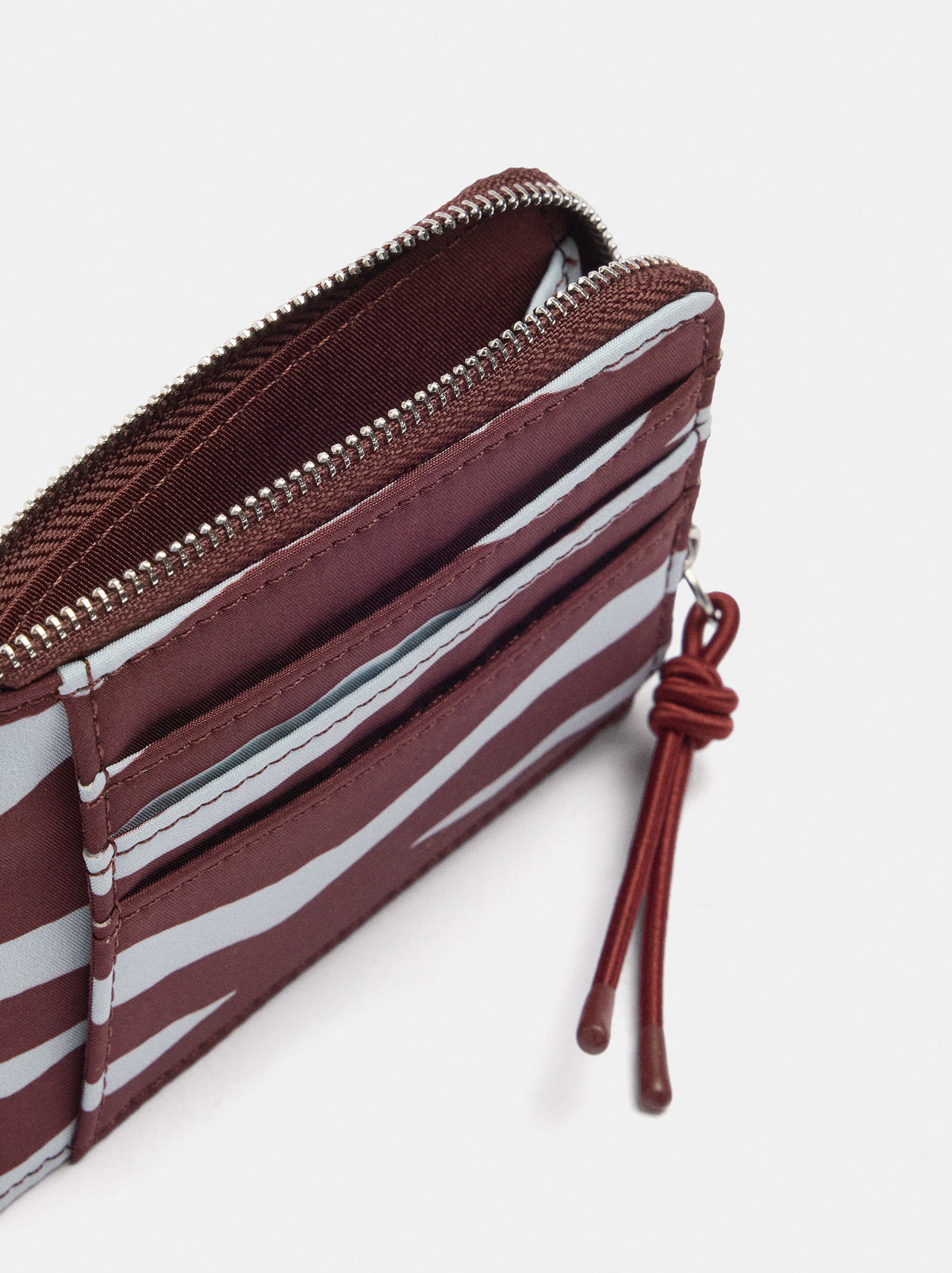 Animal Print Nylon Card Holder