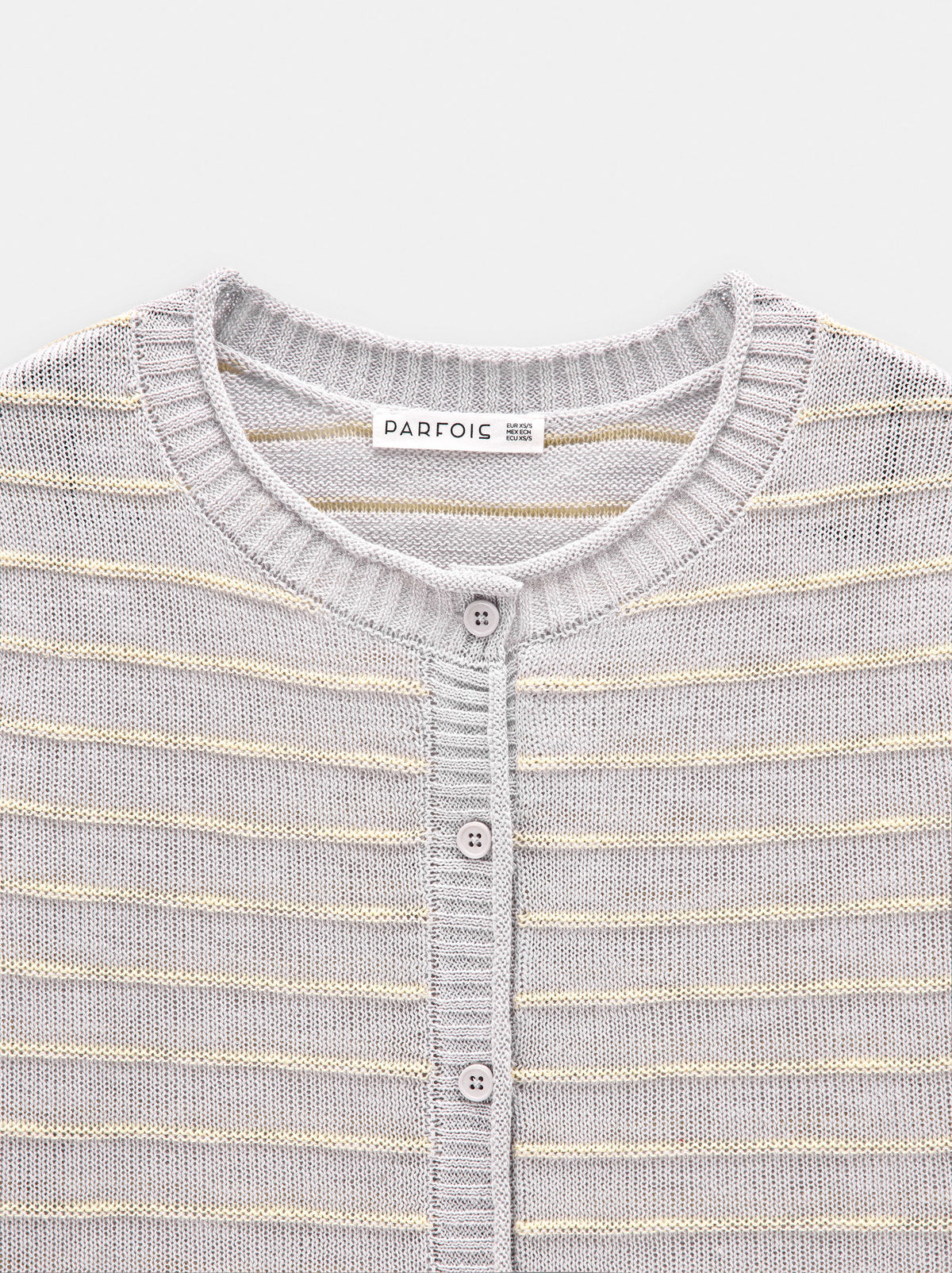Knit Cardigan With Stripes
