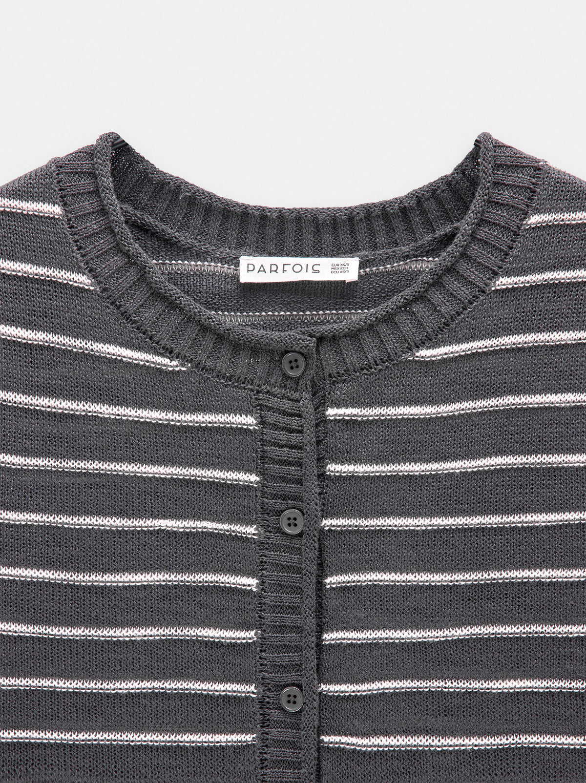 Knit Cardigan With Stripes