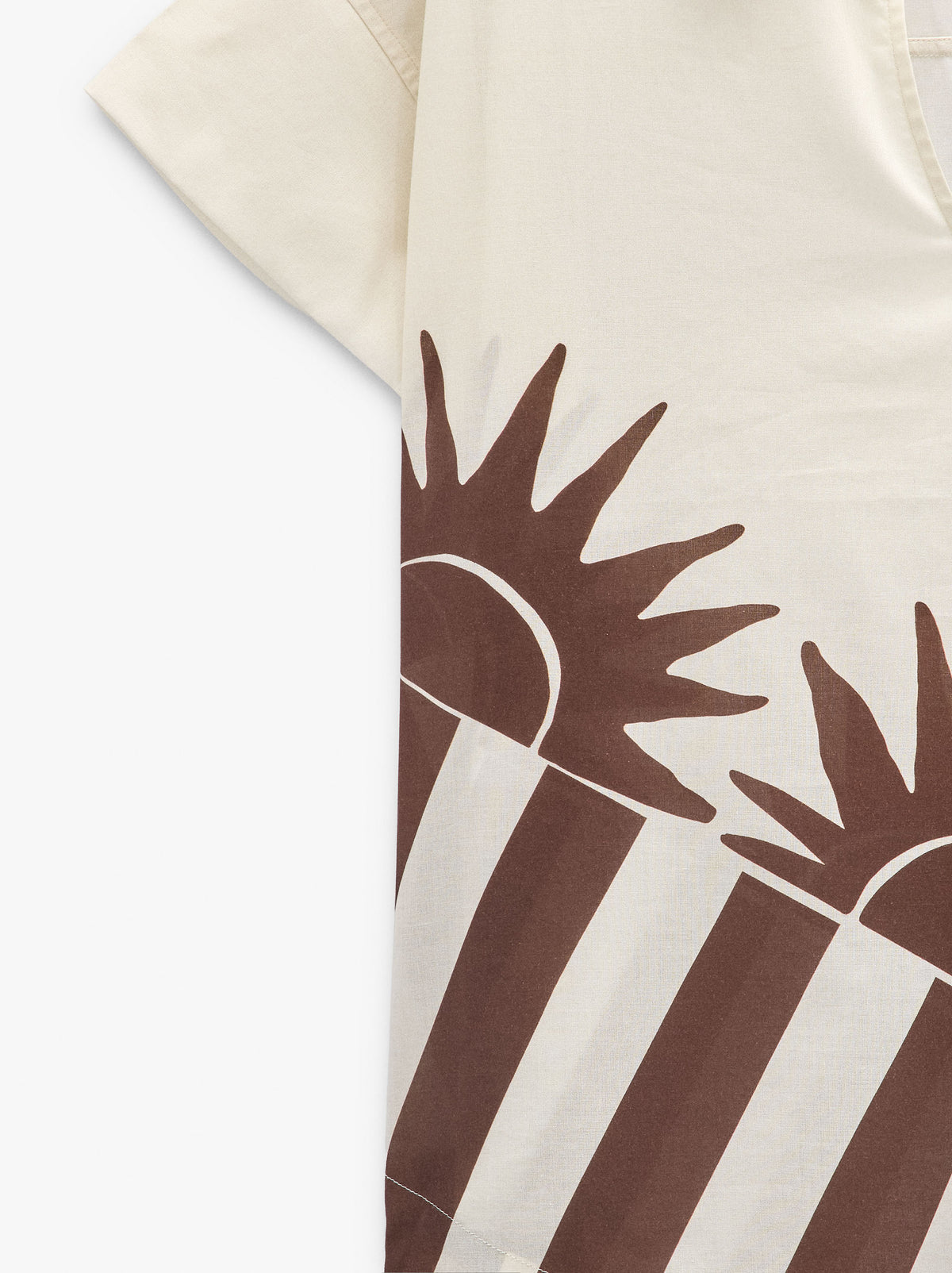 Blouse With Printed Suns 100% Cotton