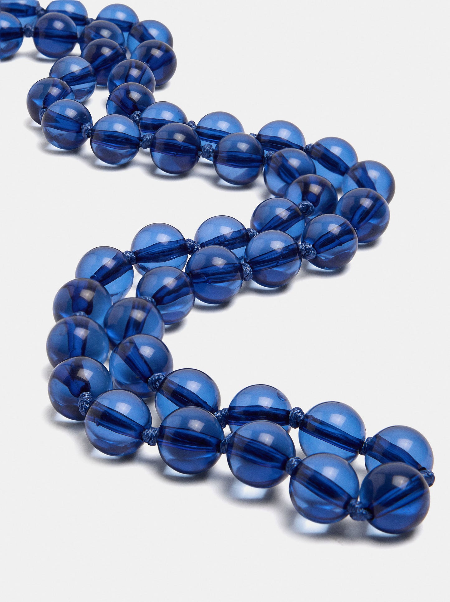 Long Resin Bead Necklace