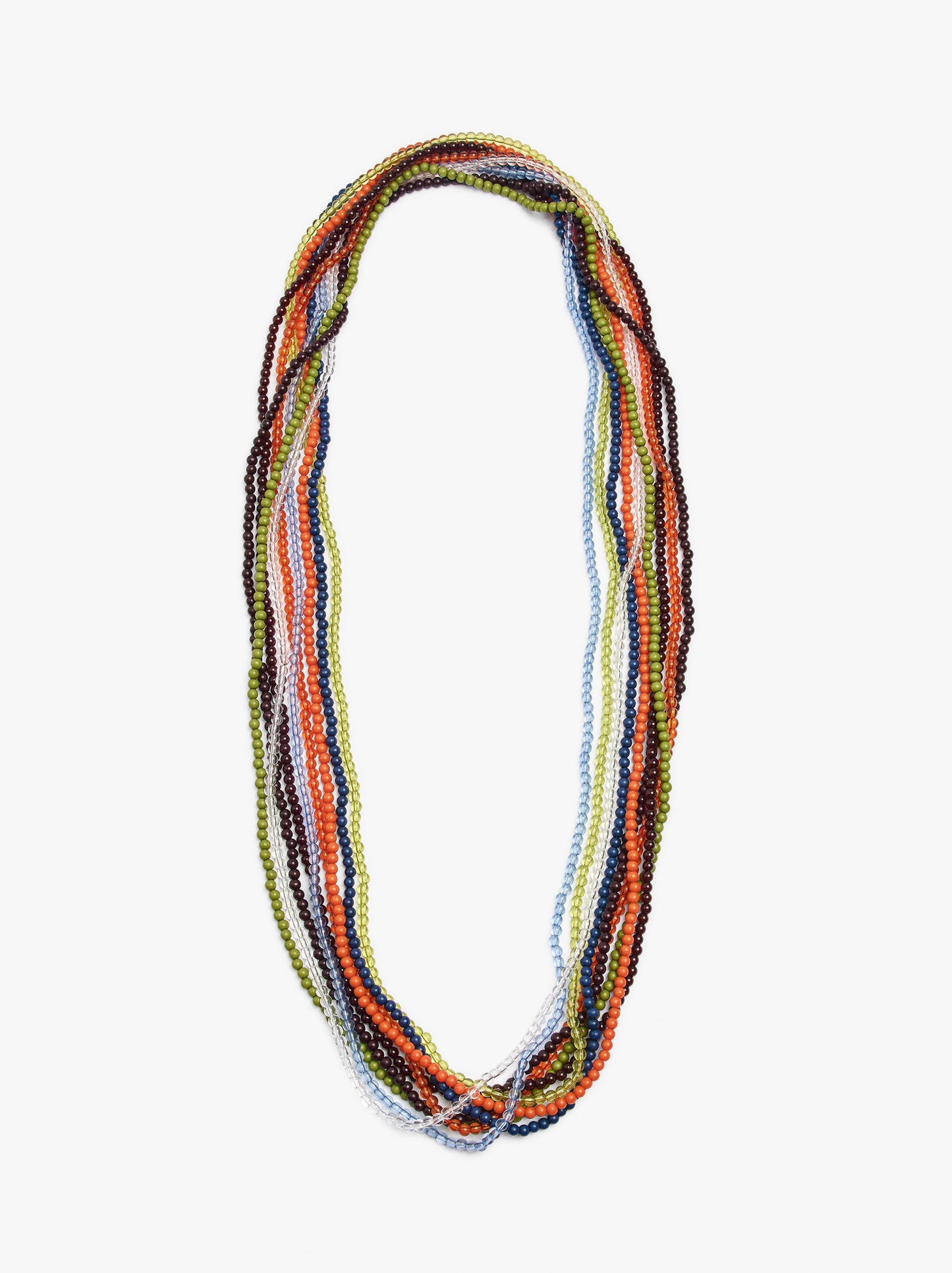 Set Of Long Resin Necklaces