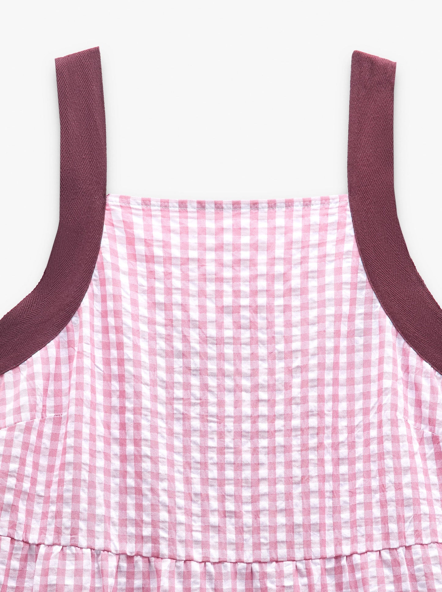Long Dress With Vichy Squares