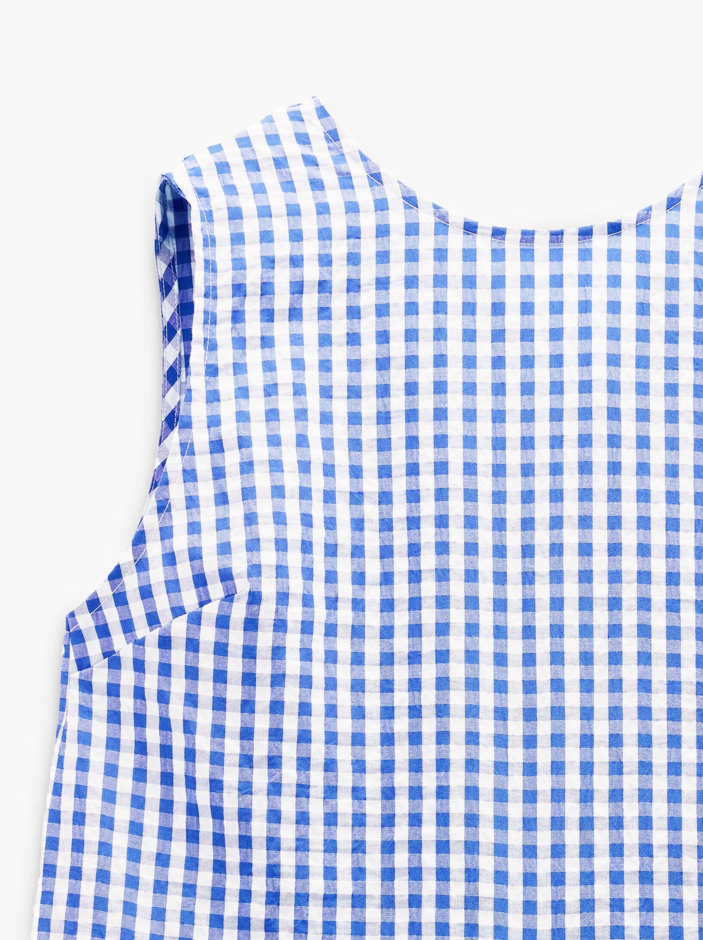 Cotton Jumpsuit With Vichy Squares