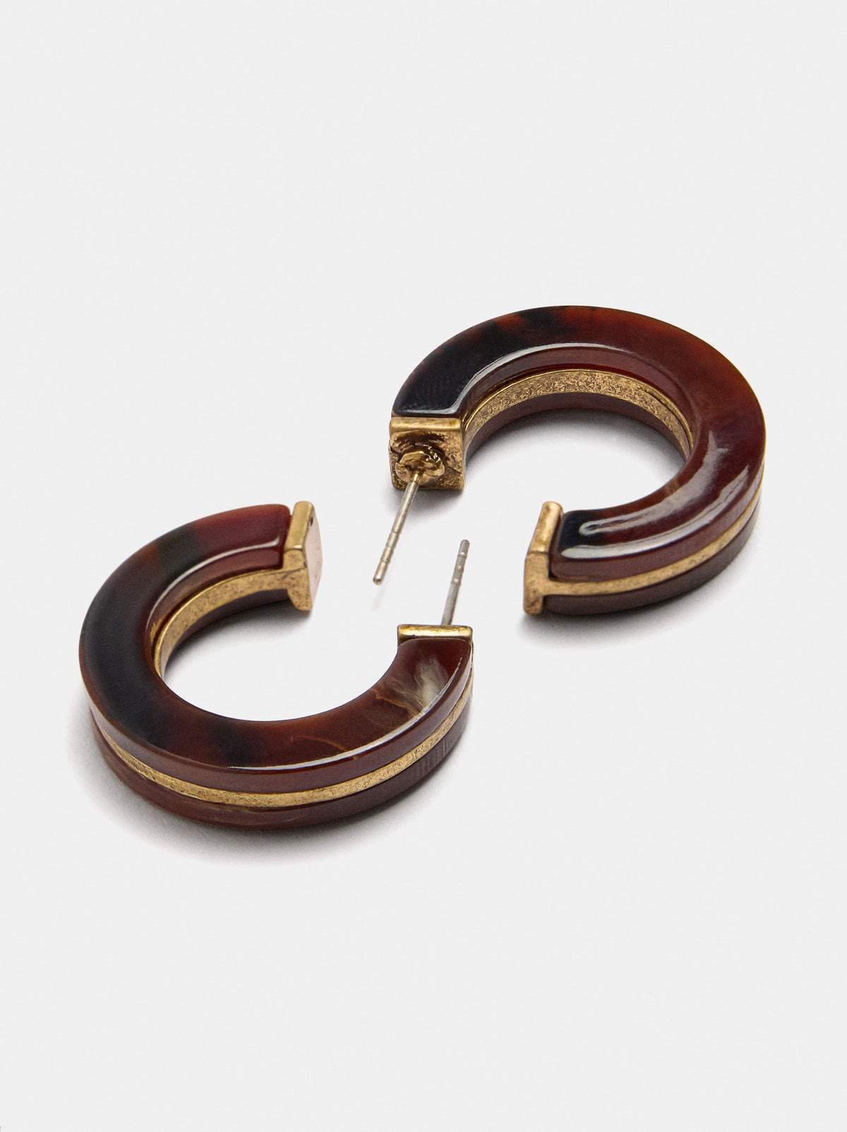 Open Resin Hoop Earrings