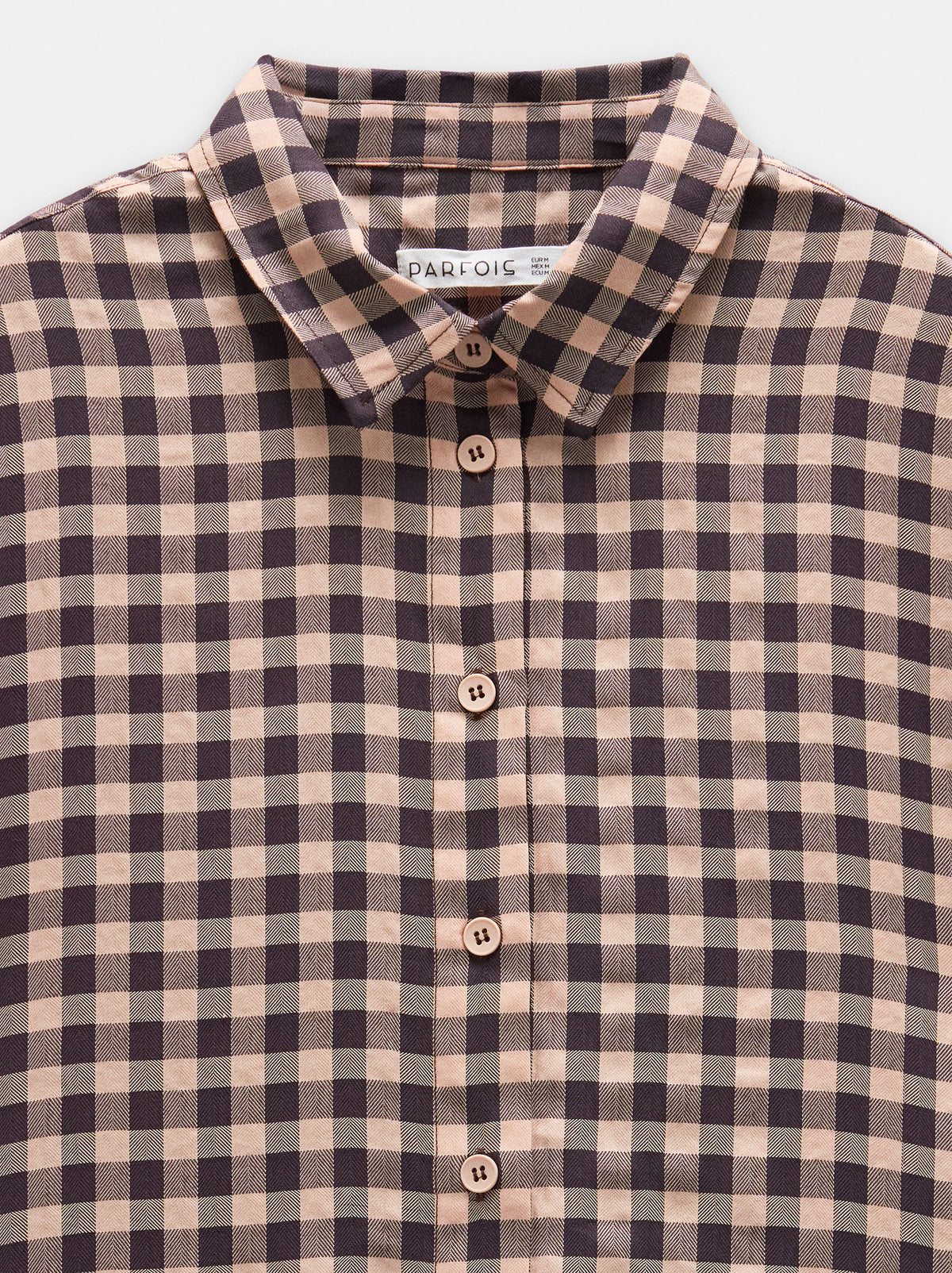 100% Lyocell Shirt Dress With Squares