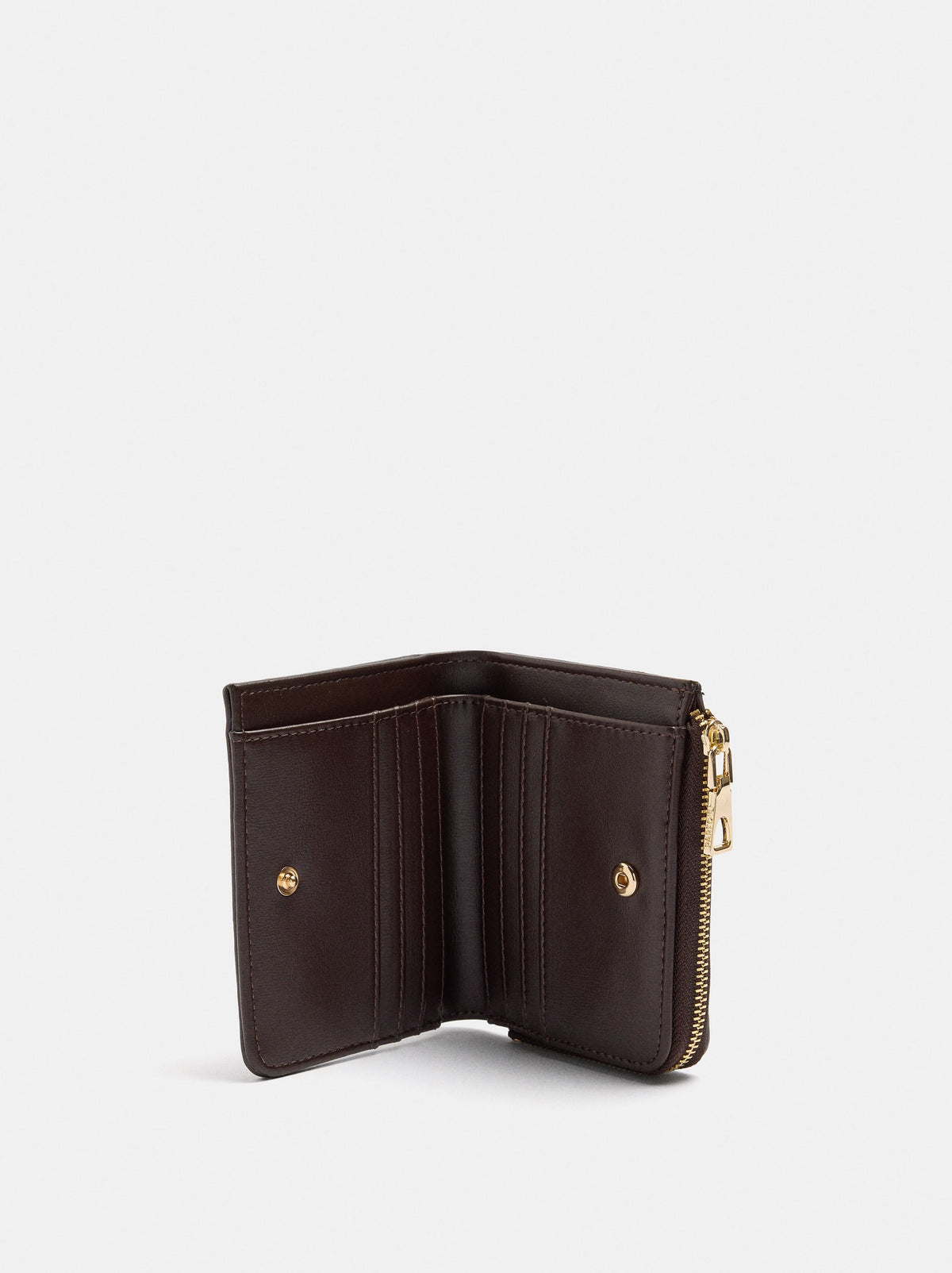 Animal-Print Leather Wallet S