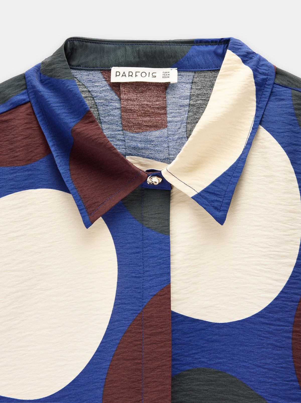 Printed Shirt With Crinkled Effect