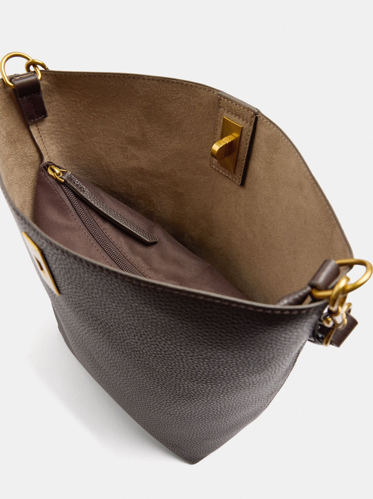 Textured Shoulder Bag
