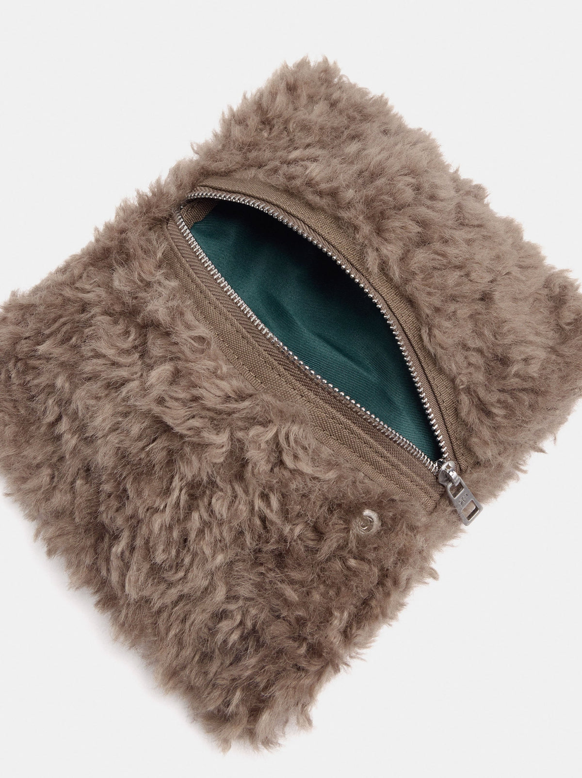Faux Fur-Effect Pouch