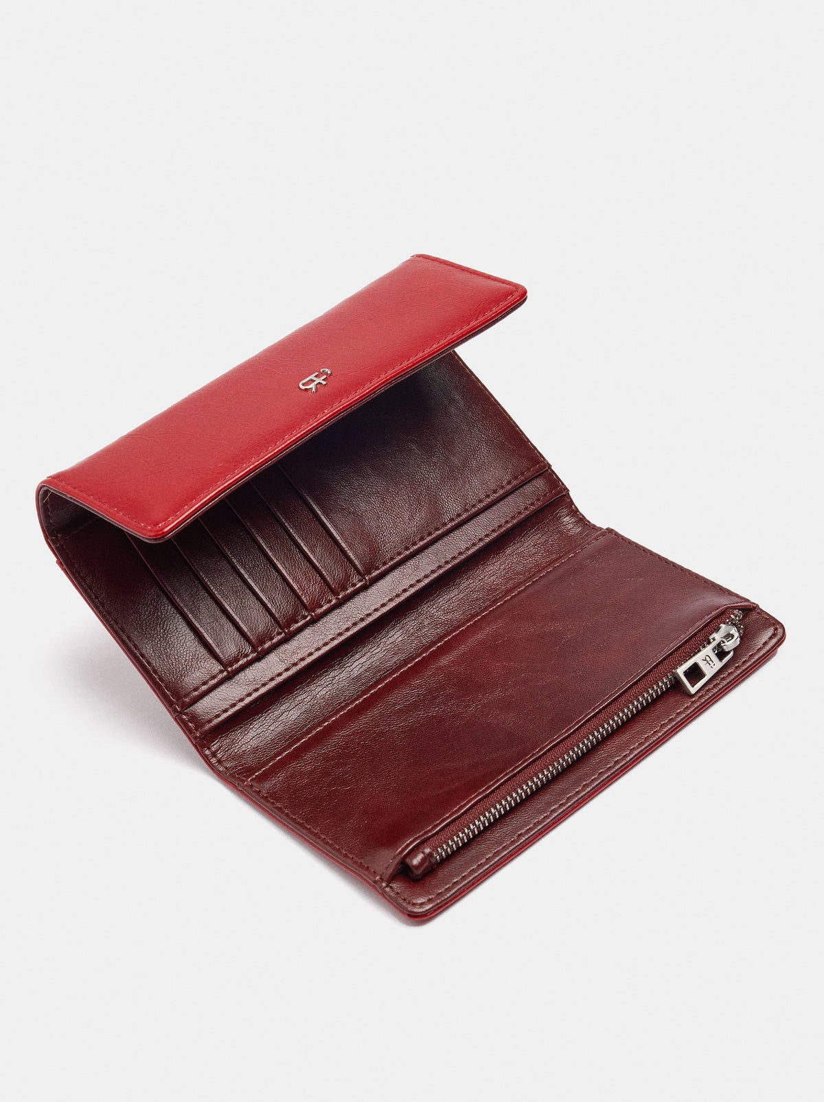 Flat Wallet With Flap