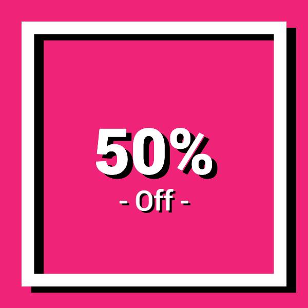50% Off