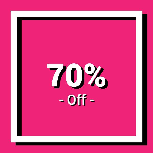 70% Off