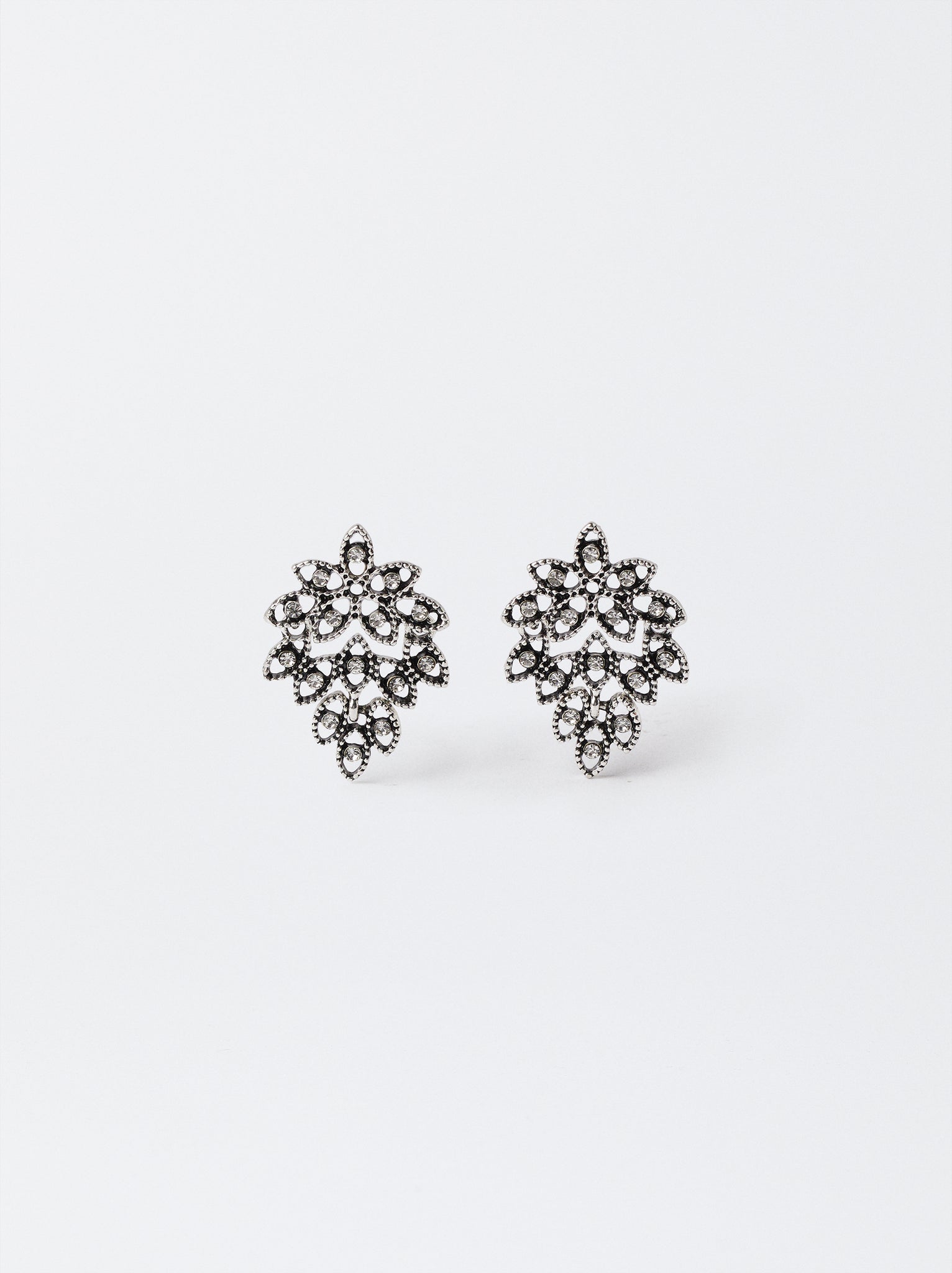 Medium Rhinestone Earrings