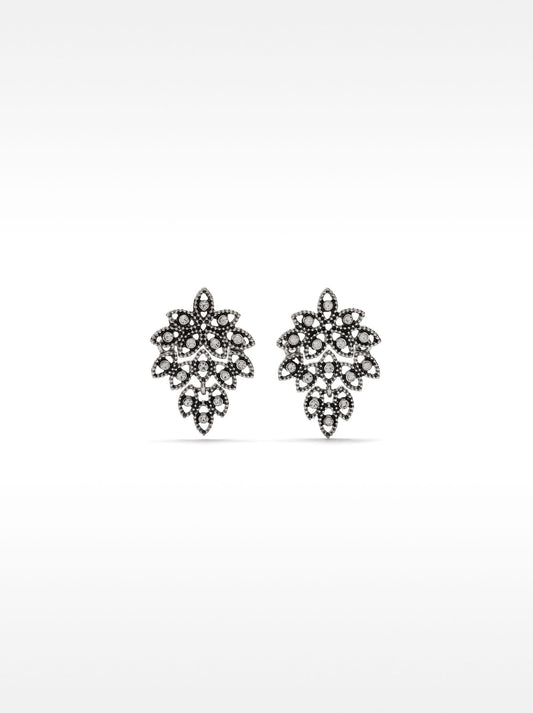 Medium Rhinestone Earrings