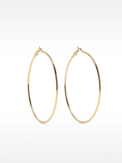 Basic Large Hoop Earrings
