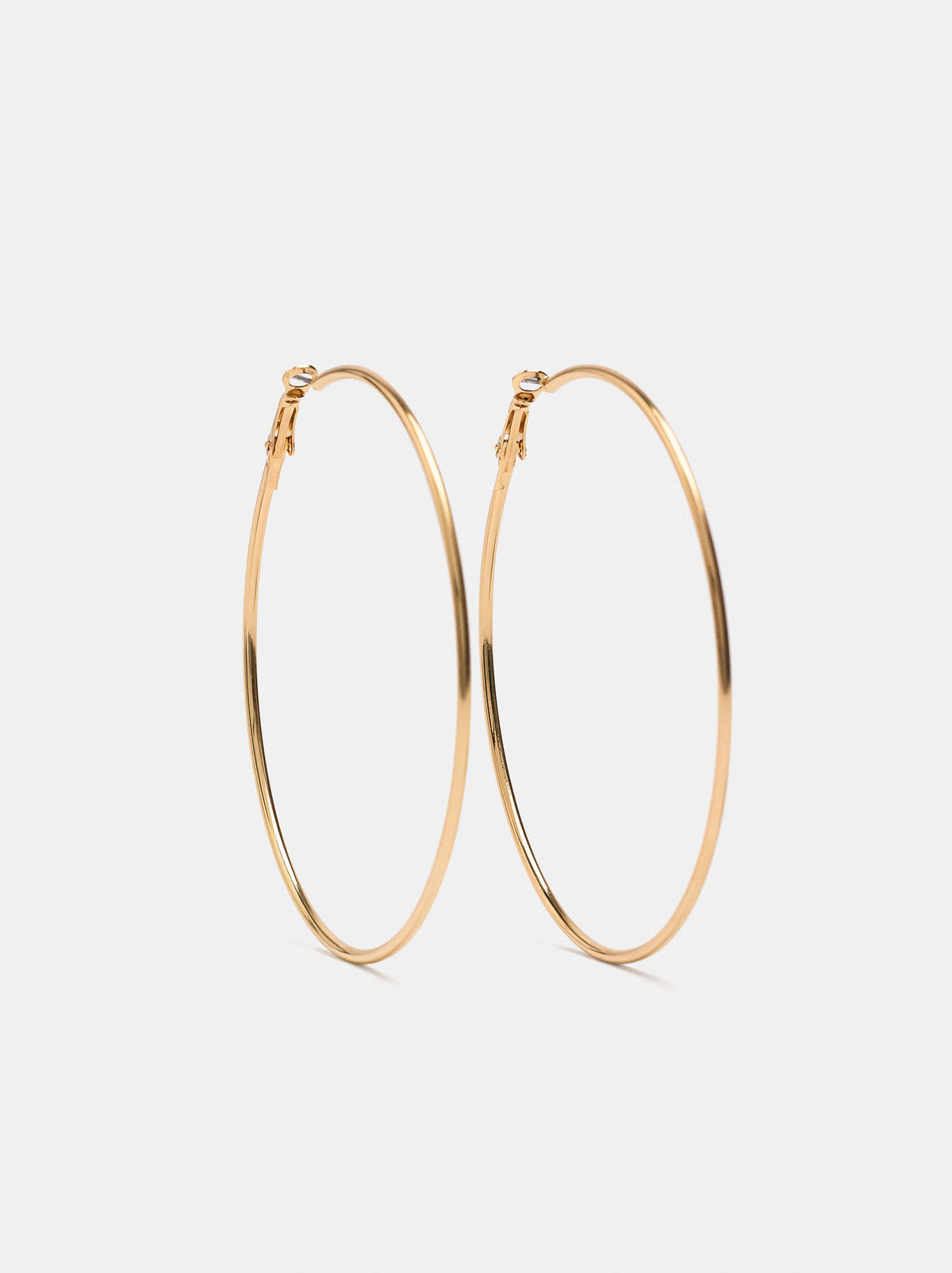 Basic Large Hoop Earrings