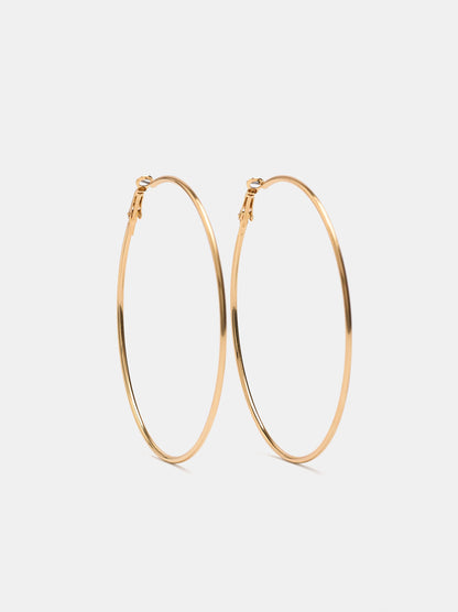 Basic Large Hoop Earrings