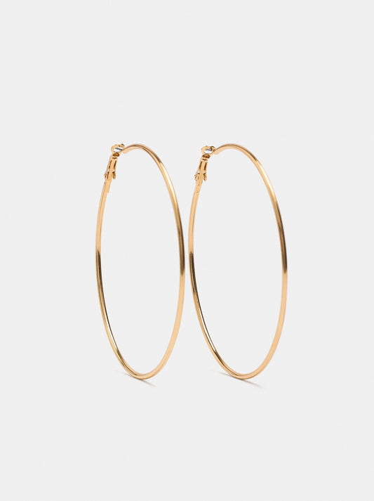 Basic Large Hoop Earrings