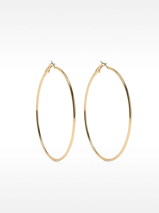 Basic Large Hoop Earrings
