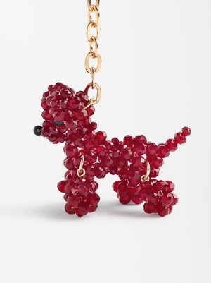 Dog Keychain Charm