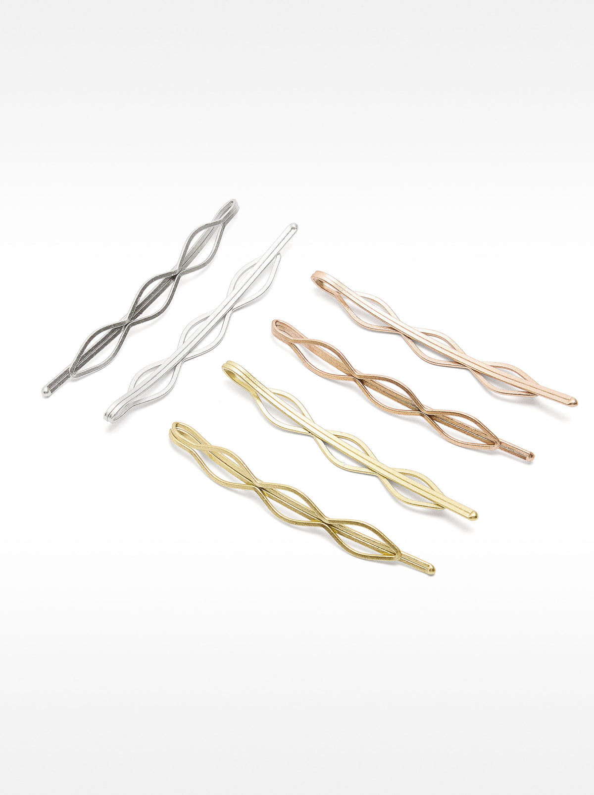 Set Of Metallic Hairslides