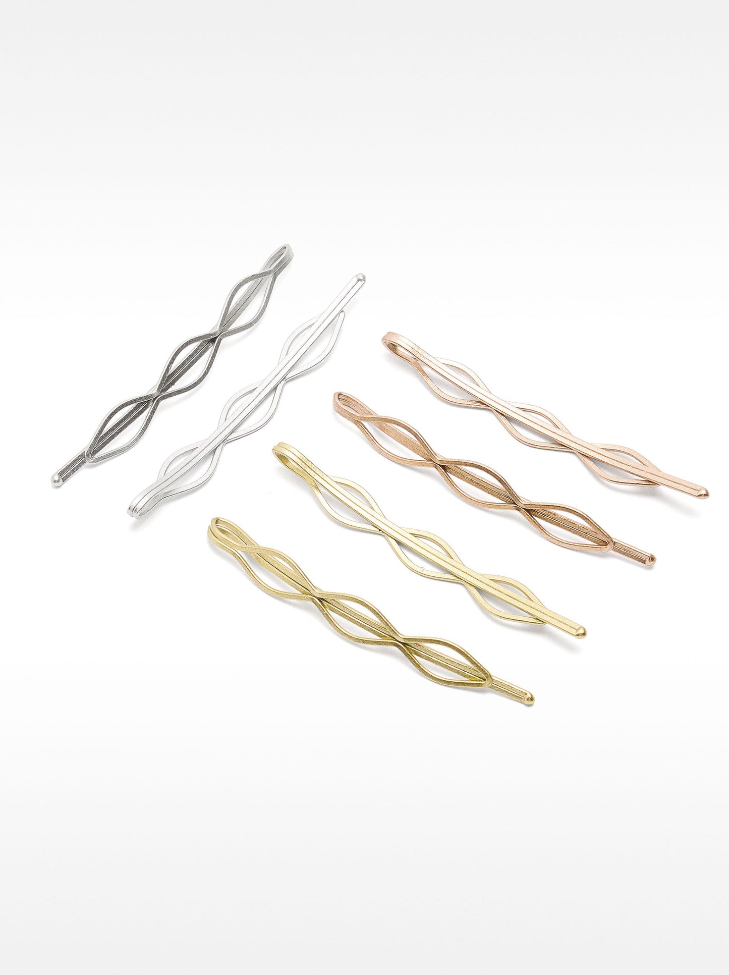 Set Of Metallic Hairslides