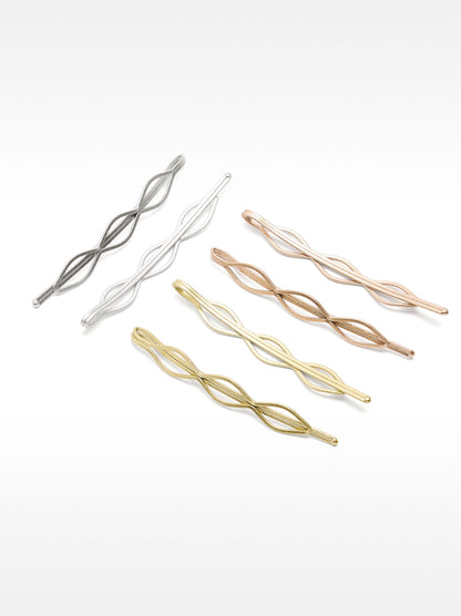 Set Of Metallic Hairslides