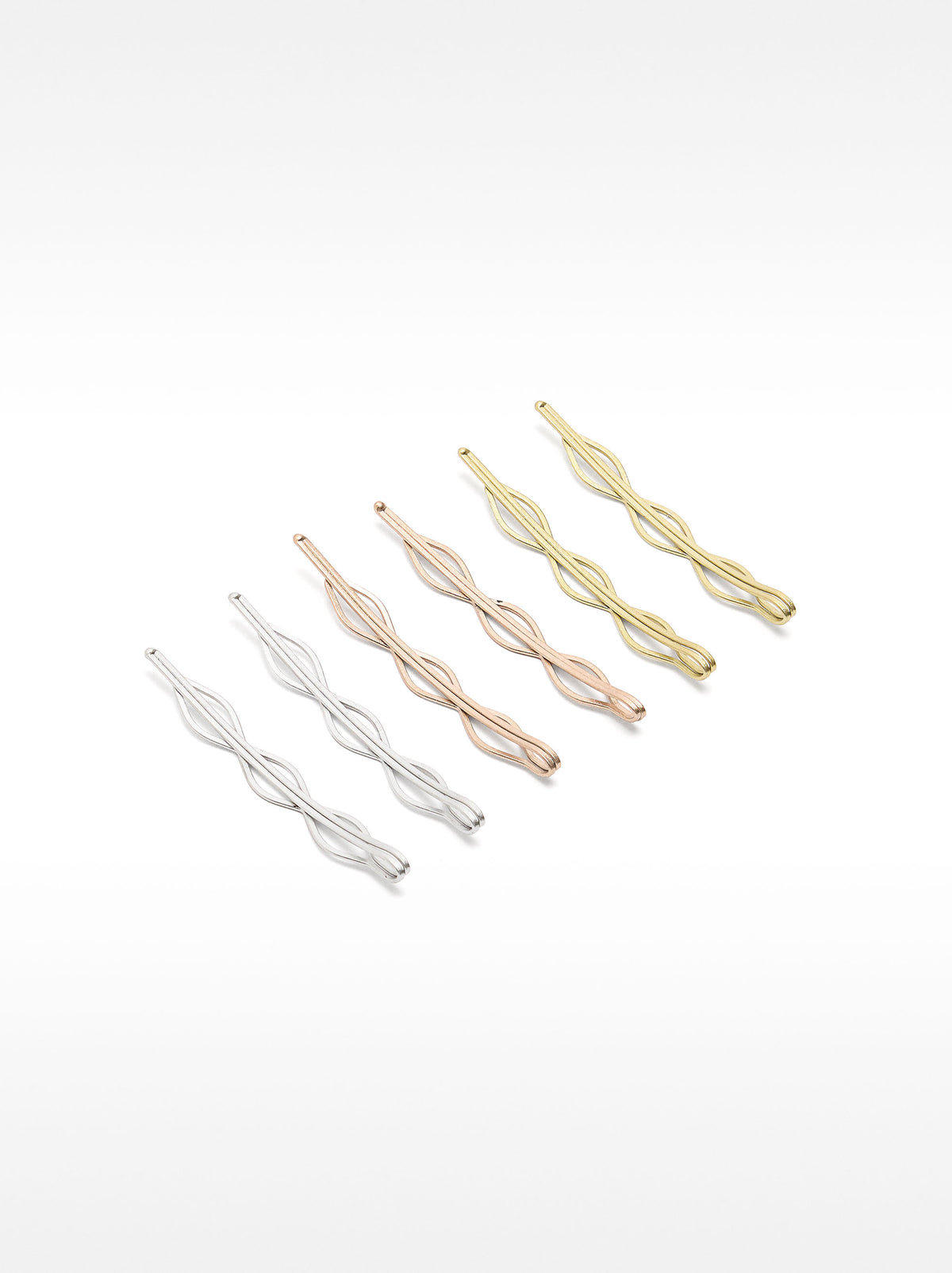 Set Of Metallic Hairslides
