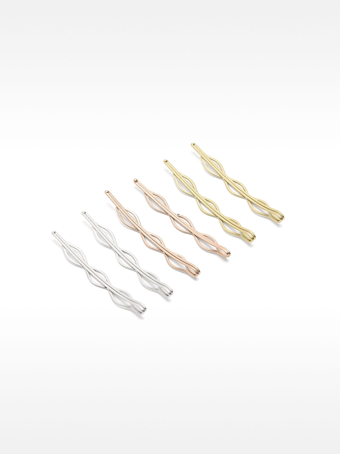 Set Of Metallic Hairslides