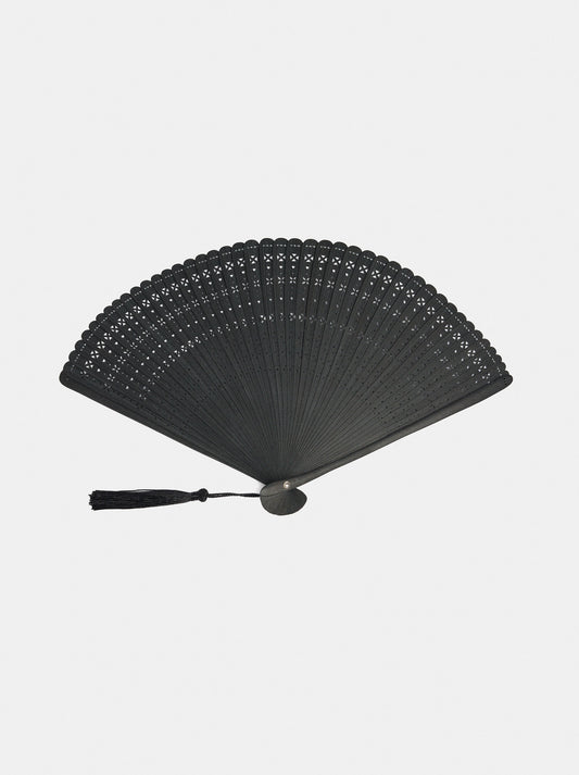 Bamboo Perforated Fan