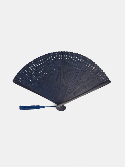 Bamboo Perforated Fan