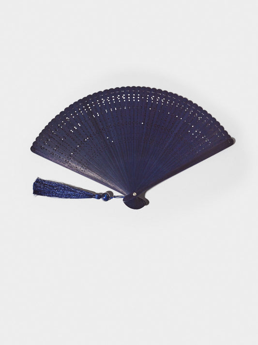 Bamboo Perforated Fan
