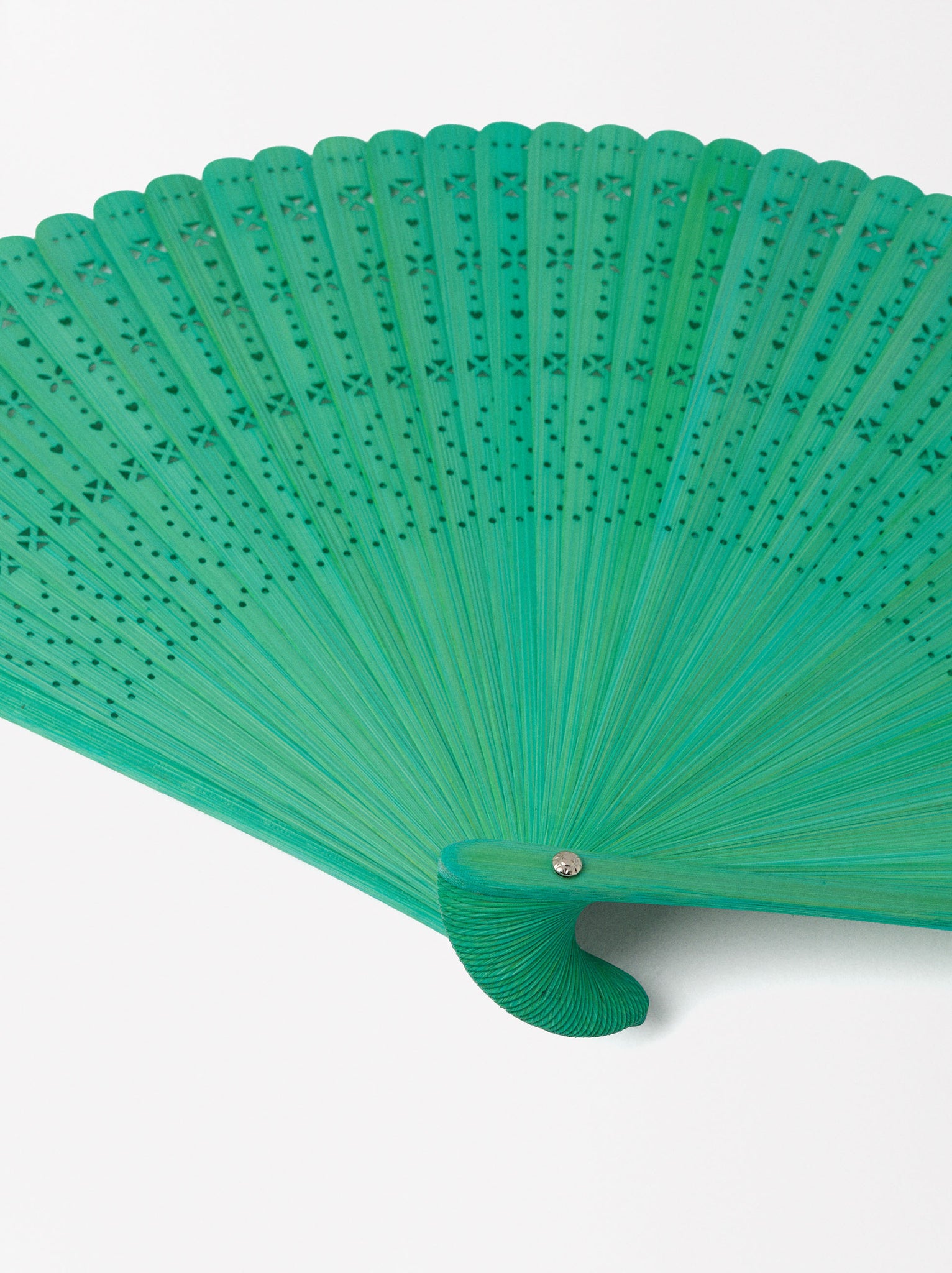 Perforated Bamboo Fan