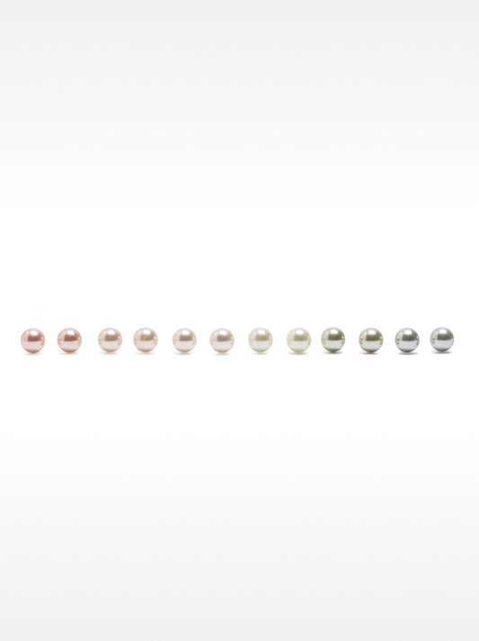 Set Of Faux Pearl Studs