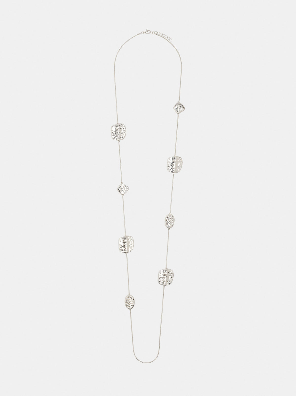 Long Silver Necklace